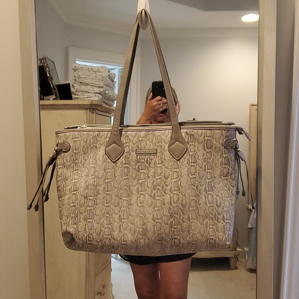 Simply Southern Snake Print Tote Bag (37)
